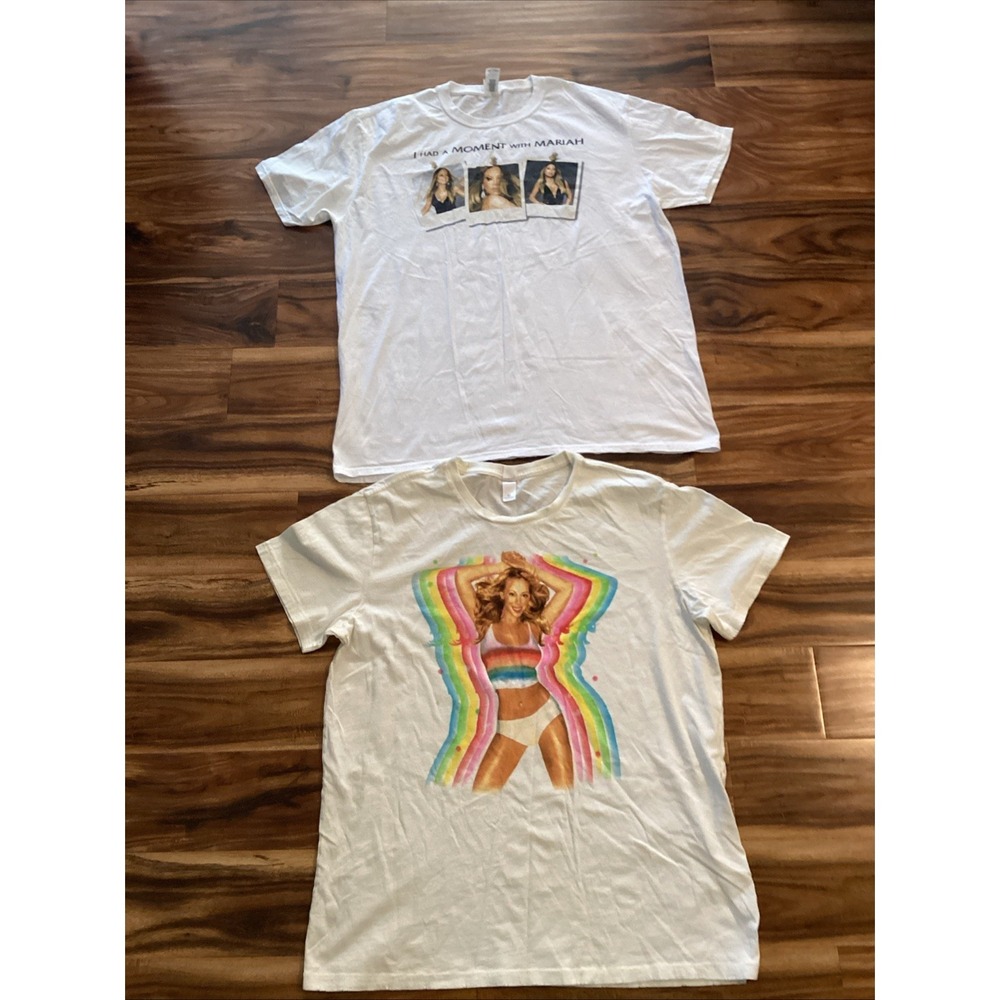 Mariah Carey Short Sleeve T Shirts Size Xl  Bundle Of 2 Fast Shipping